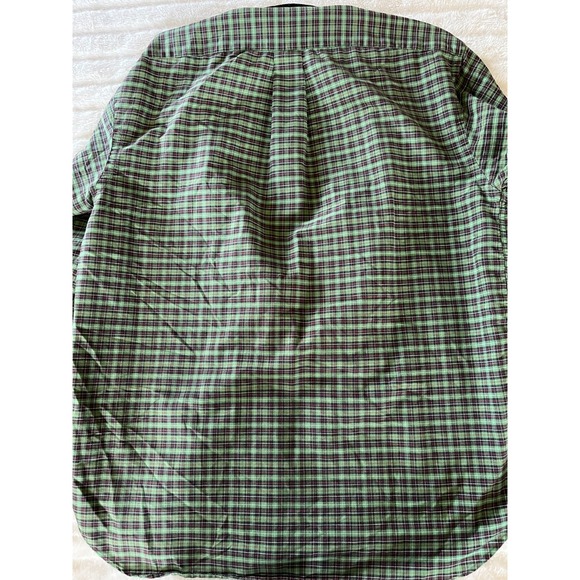 Ralph Lauren Men's Green Plaid‎ Button-Down XL - Picture 6 of 6